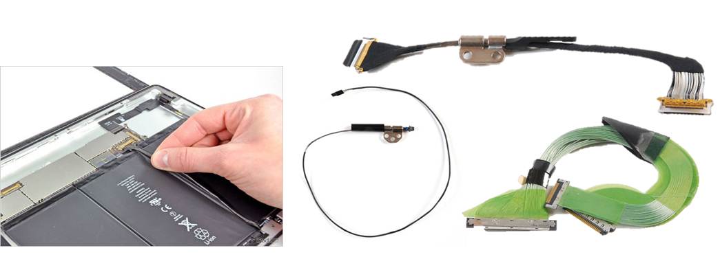 Micro Coax Cables for notebooks, laptops